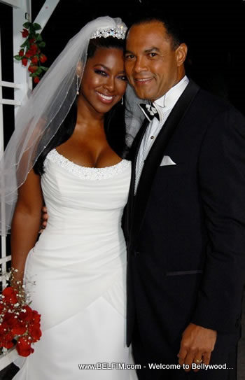 Rudolph Moise And Kenya Moore Marriage Photo